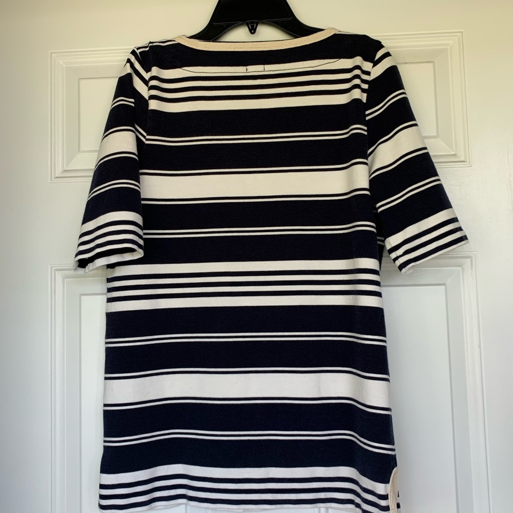 J Crew Embellished V-Neck Short Sleeved Top-size S - Picture 5 of 7